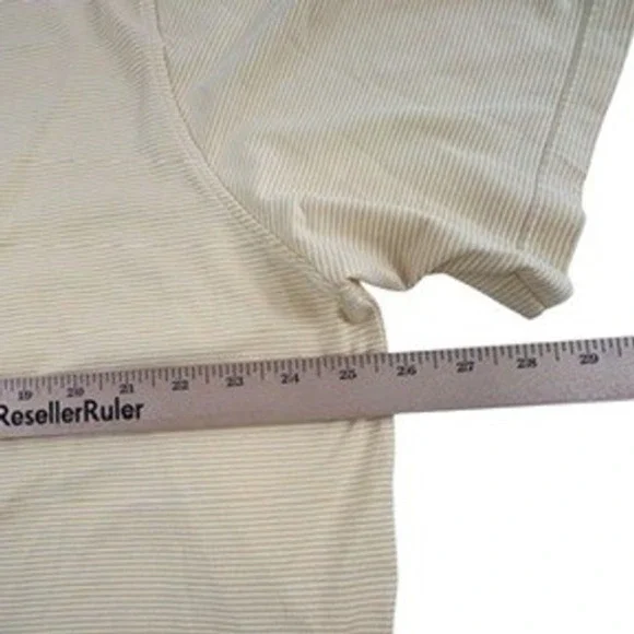 Masters Clubhouse Collection Polo Shirt Mens XXL Yellow Striped Golf CCK1780-01 - Picture 11 of 12